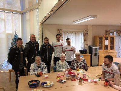 walsall fc players at fair oaks day hospice