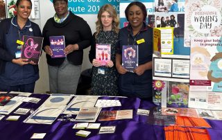 Staff in Walsall hosted an International Women's Day stand